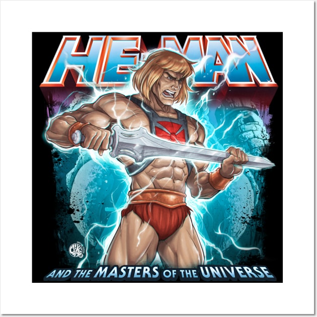 HE-MAN Wall Art by Crike99Art